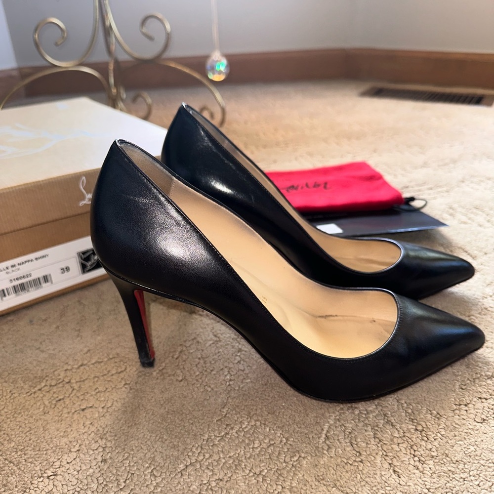 Christian Louboutin Pigalle 85 Nappa Leather Heals Size 39